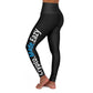 Yoga-Leggings mit hoher Taille (AOP)