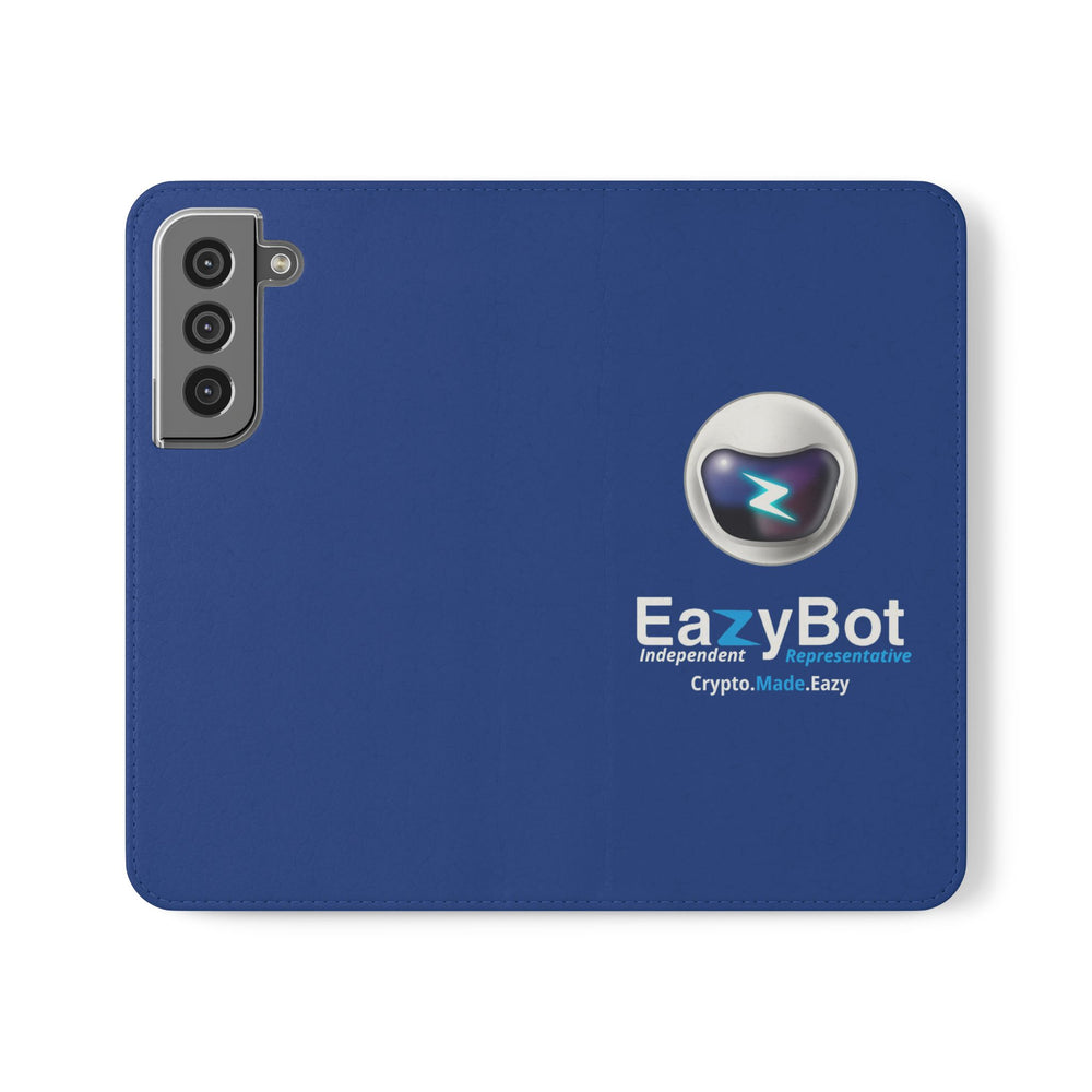 EazyBot Flip Case, stylische Handy-Geldbörse, ideal für Krypto-Enthusiasten, einzigartiges Tech-Accessoire, Geschenk für Gadget-Liebhaber, funktionales Design