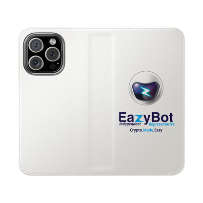 EazyBot Flip Case, stylische Handy-Geldbörse, ideal für Krypto-Enthusiasten, einzigartiges Tech-Accessoire, Geschenk für Gadget-Liebhaber, funktionales Design