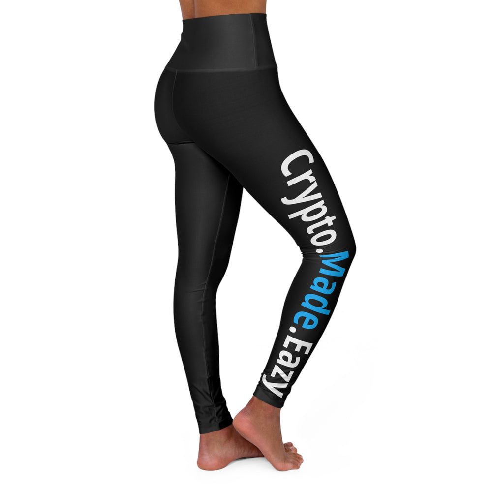 Yoga-Leggings mit hoher Taille (AOP)