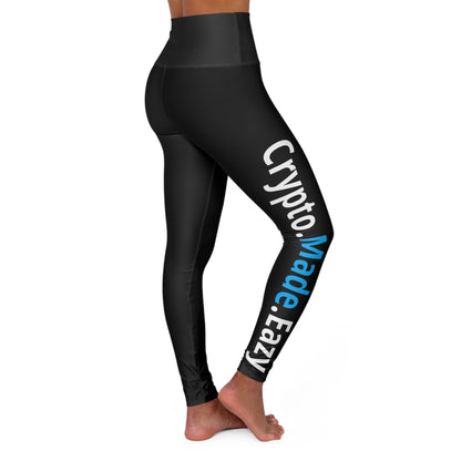 Yoga-Leggings mit hoher Taille (AOP)