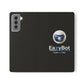 EazyBot Flip Case, stylische Handy-Geldbörse, ideal für Krypto-Enthusiasten, einzigartiges Tech-Accessoire, Geschenk für Gadget-Liebhaber, funktionales Design